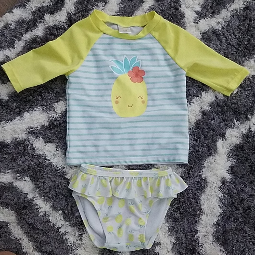 Gymboree swim suit two piece 12-18 months